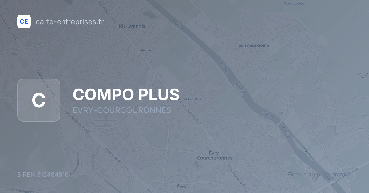 COMPO PLUS — 315484816 — fiche entreprise