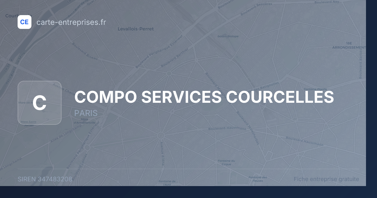 COMPO SERVICES COURCELLES — 347483208 — fiche entreprise