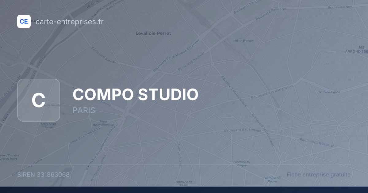 COMPO STUDIO — 331863068 — fiche entreprise