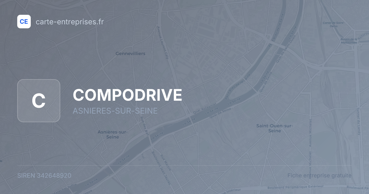 COMPODRIVE — 342648920 — fiche entreprise