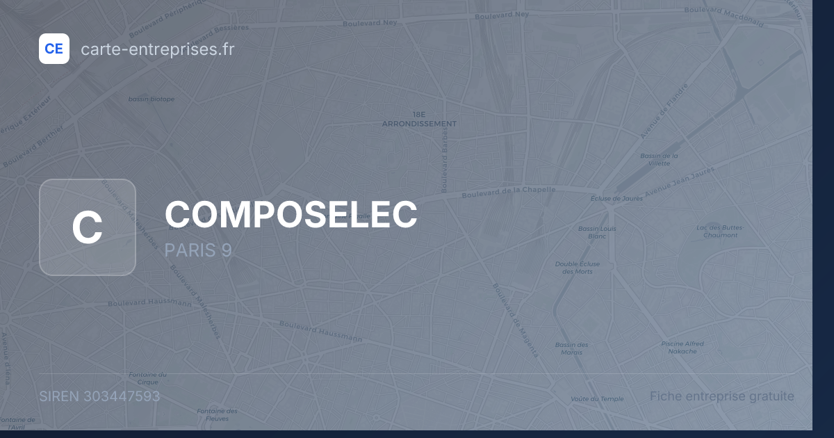 COMPOSELEC — 303447593 — fiche entreprise