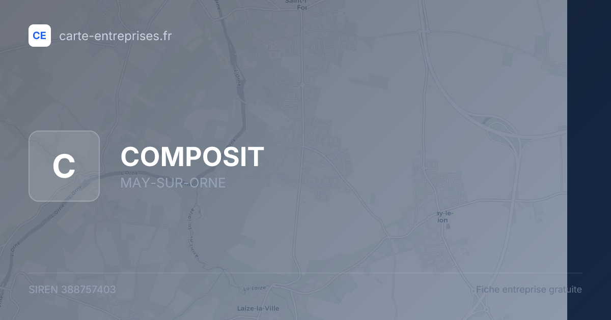 COMPOSIT — 388757403 — fiche entreprise
