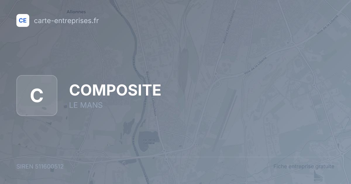 COMPOSITE — 511600512 — fiche entreprise