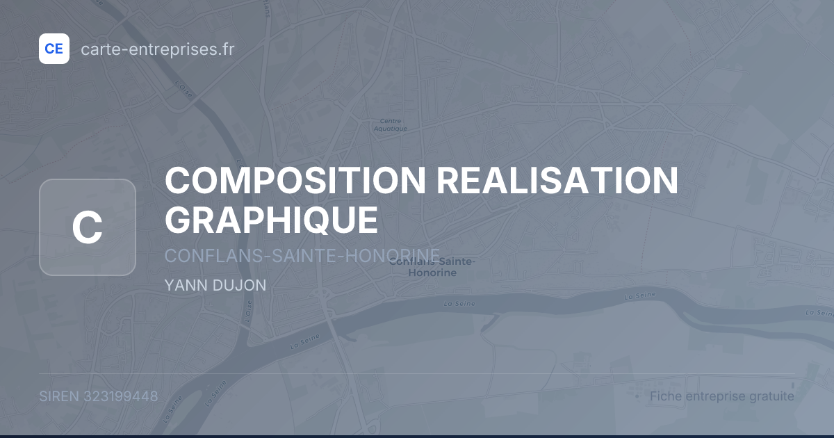 COMPOSITION REALISATION GRAPHIQUE — 323199448 — fiche entreprise