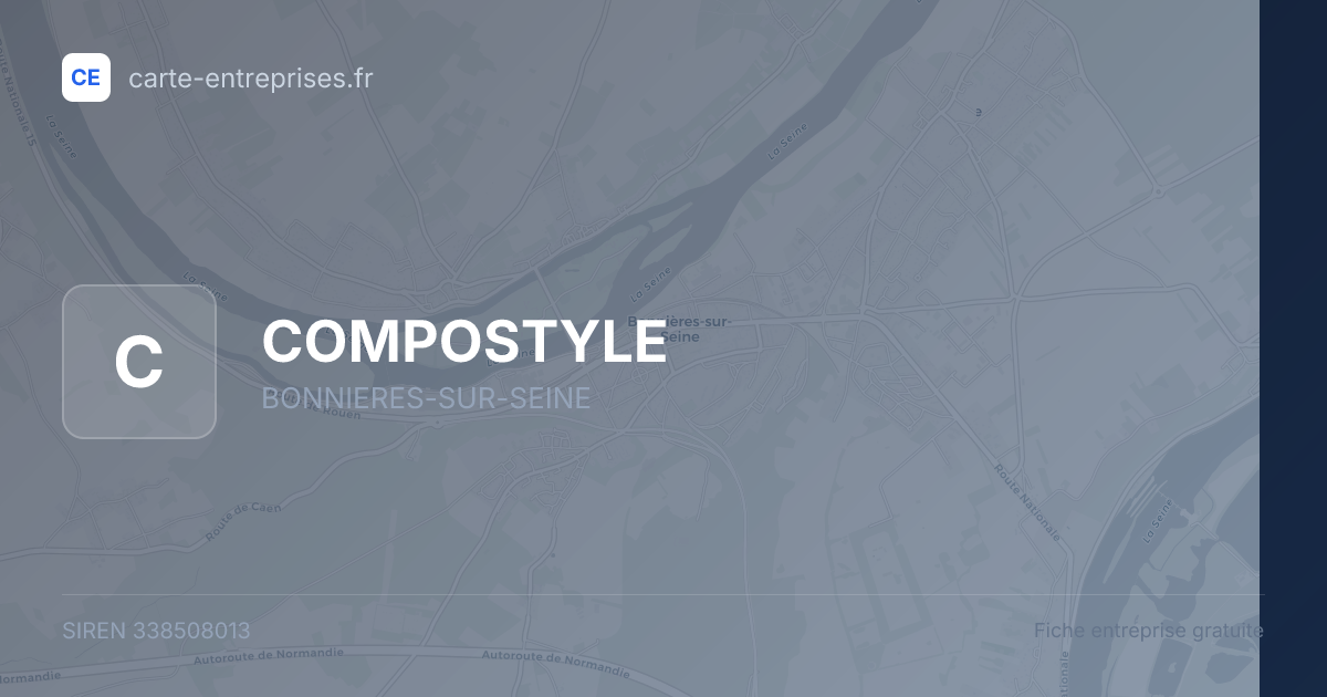 COMPOSTYLE — 338508013 — fiche entreprise