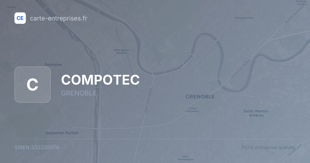 COMPOTEC — 333335974 — fiche entreprise
