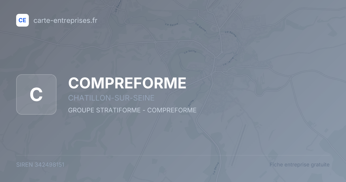 COMPREFORME — 342498151 — fiche entreprise