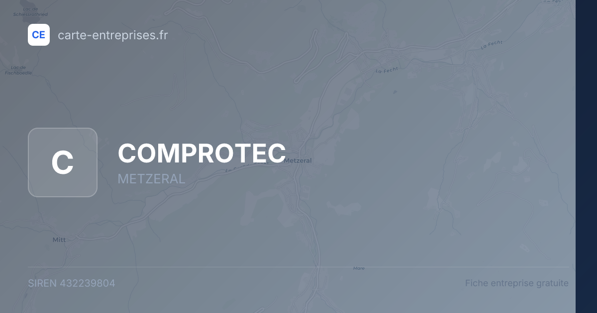 COMPROTEC — 432239804 — fiche entreprise