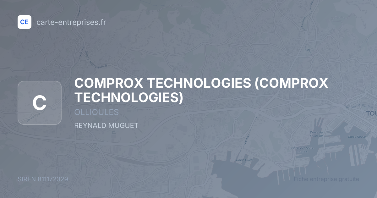 COMPROX TECHNOLOGIES — 811172329 — fiche entreprise