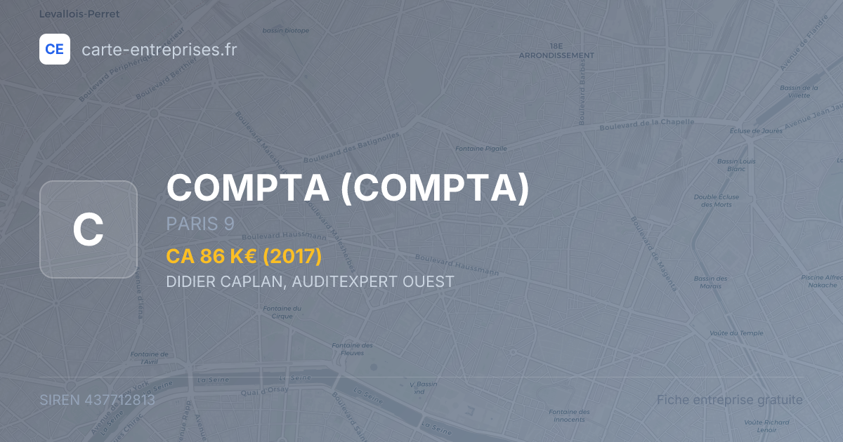COMPTA — 437712813 — fiche entreprise