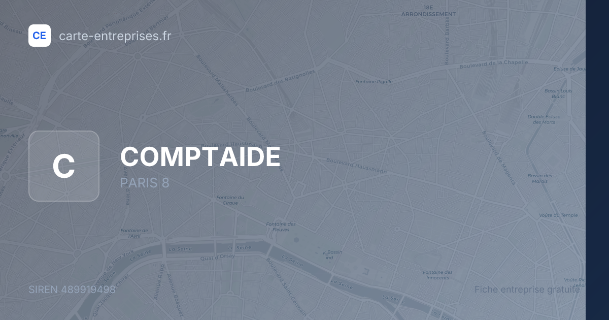 COMPTAIDE — 489919498 — fiche entreprise