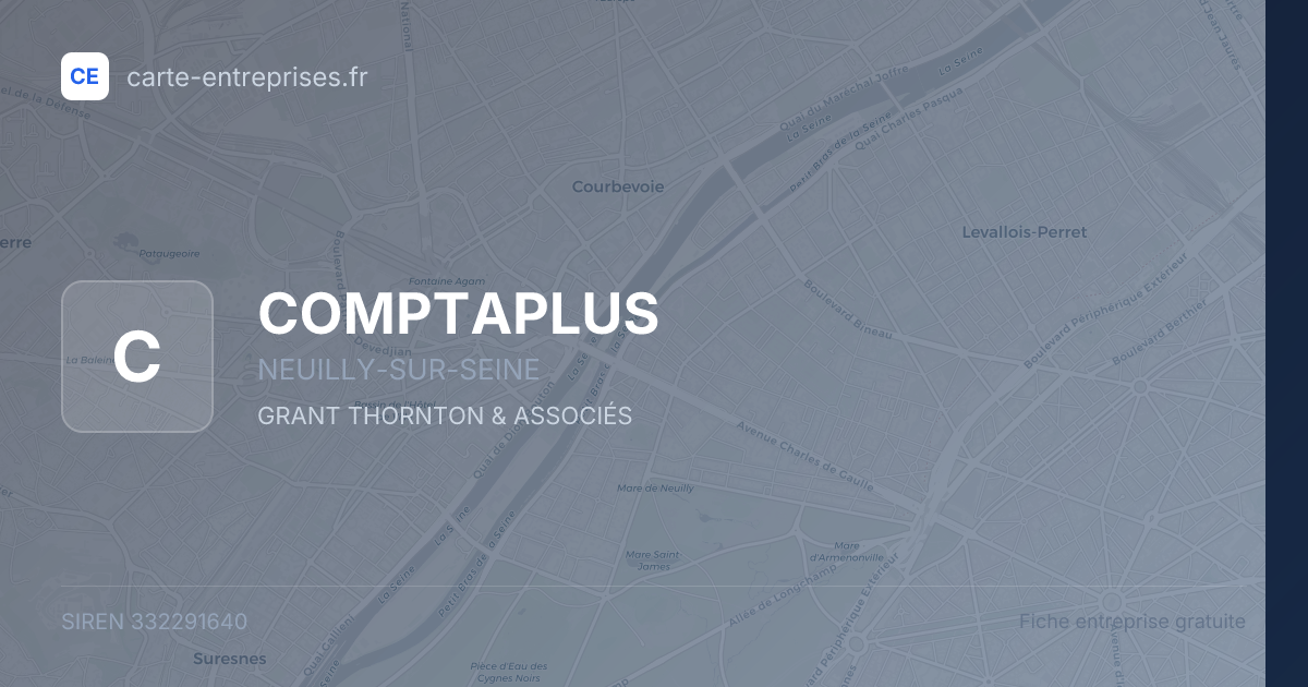 COMPTAPLUS — 332291640 — fiche entreprise
