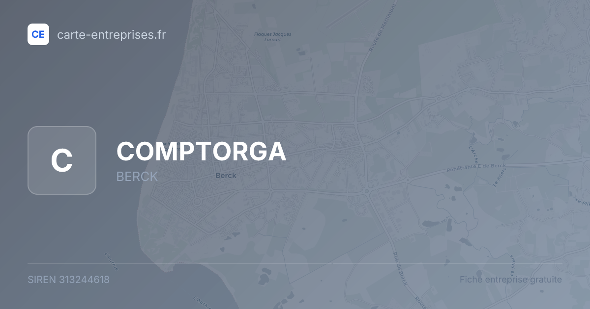 COMPTORGA — 313244618 — fiche entreprise