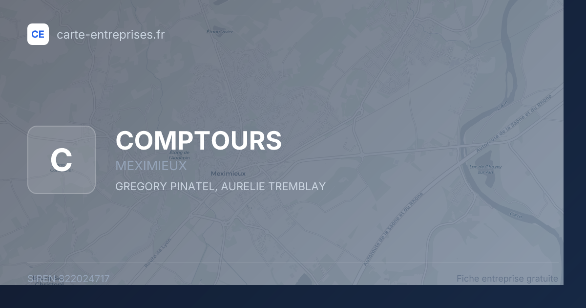 COMPTOURS — 822024717 — fiche entreprise