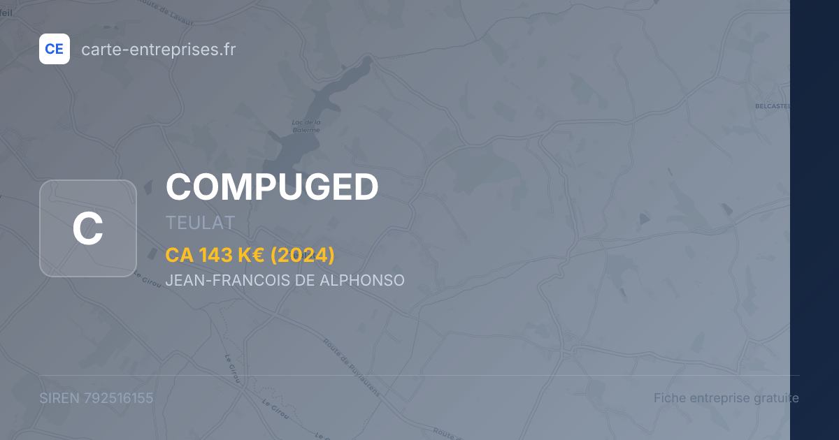 COMPUGED — 792516155 — fiche entreprise