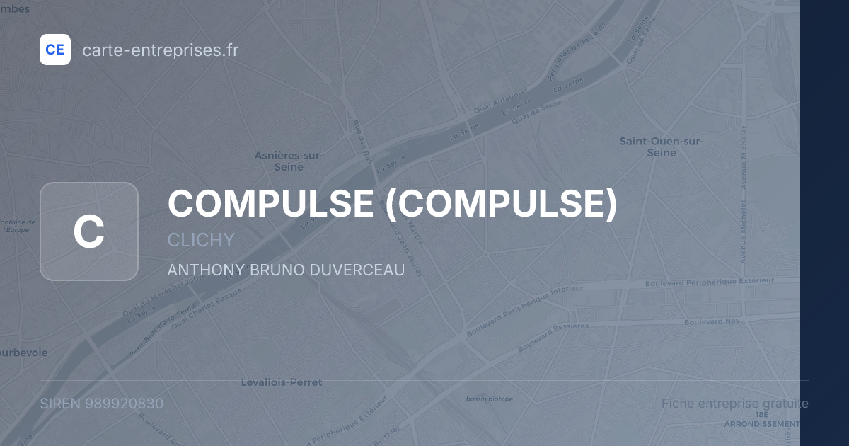 COMPULSE — 989920830 — fiche entreprise