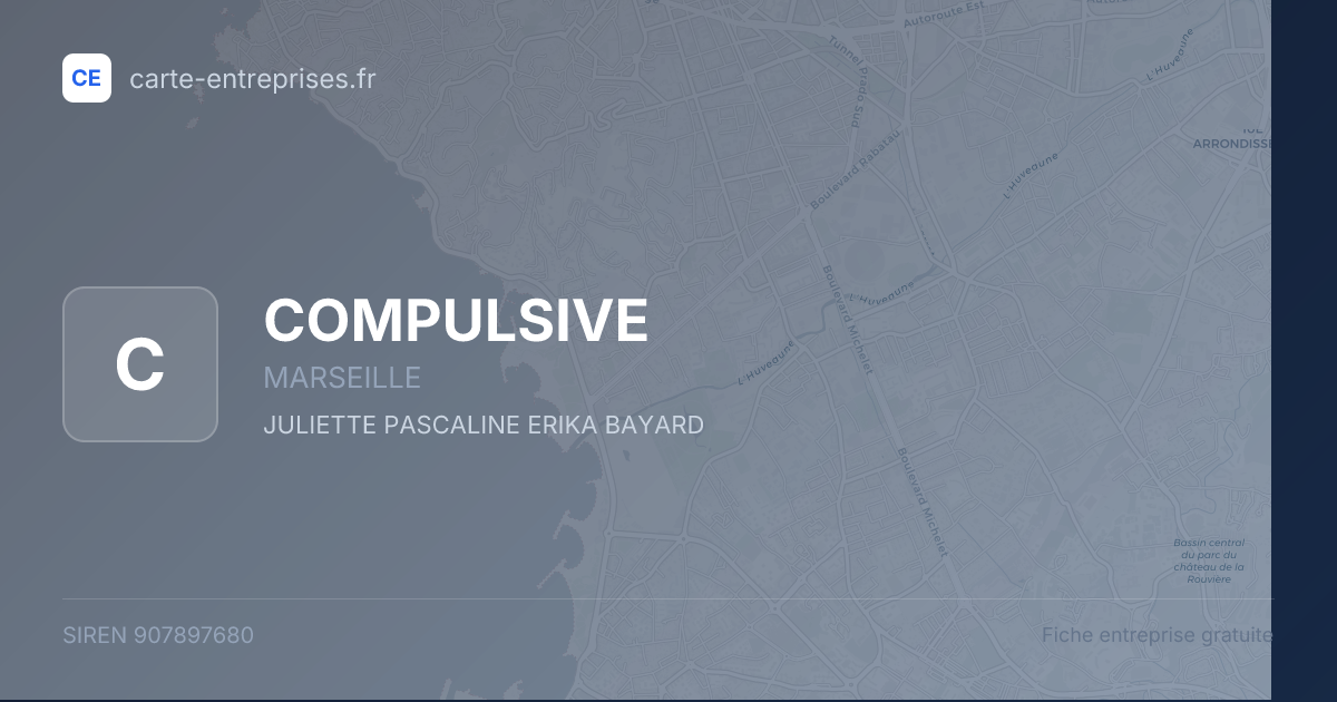 COMPULSIVE — 907897680 — fiche entreprise