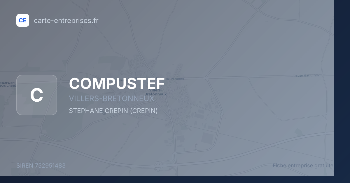 COMPUSTEF — 752951483 — fiche entreprise