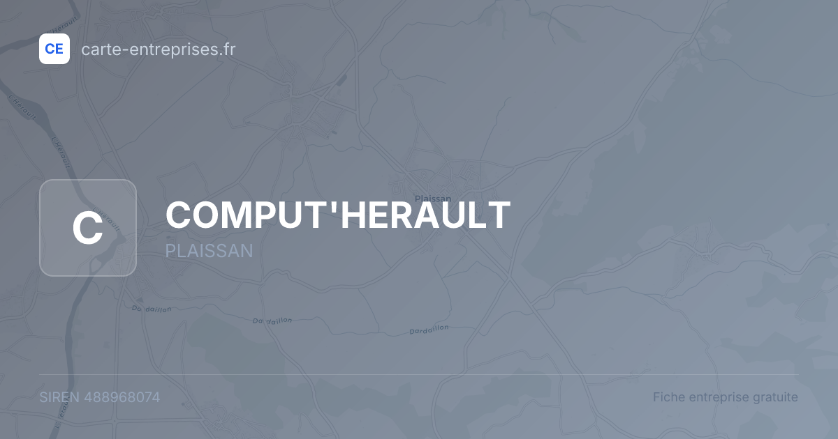 COMPUT'HERAULT — 488968074 — fiche entreprise