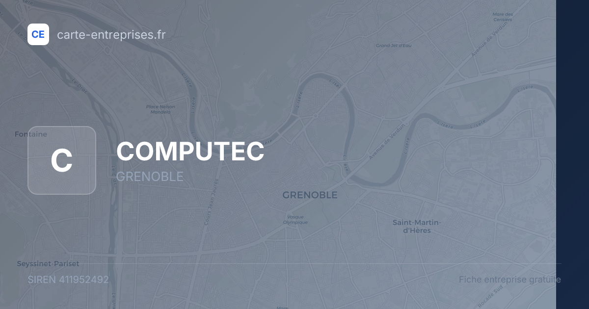 COMPUTEC — 411952492 — fiche entreprise