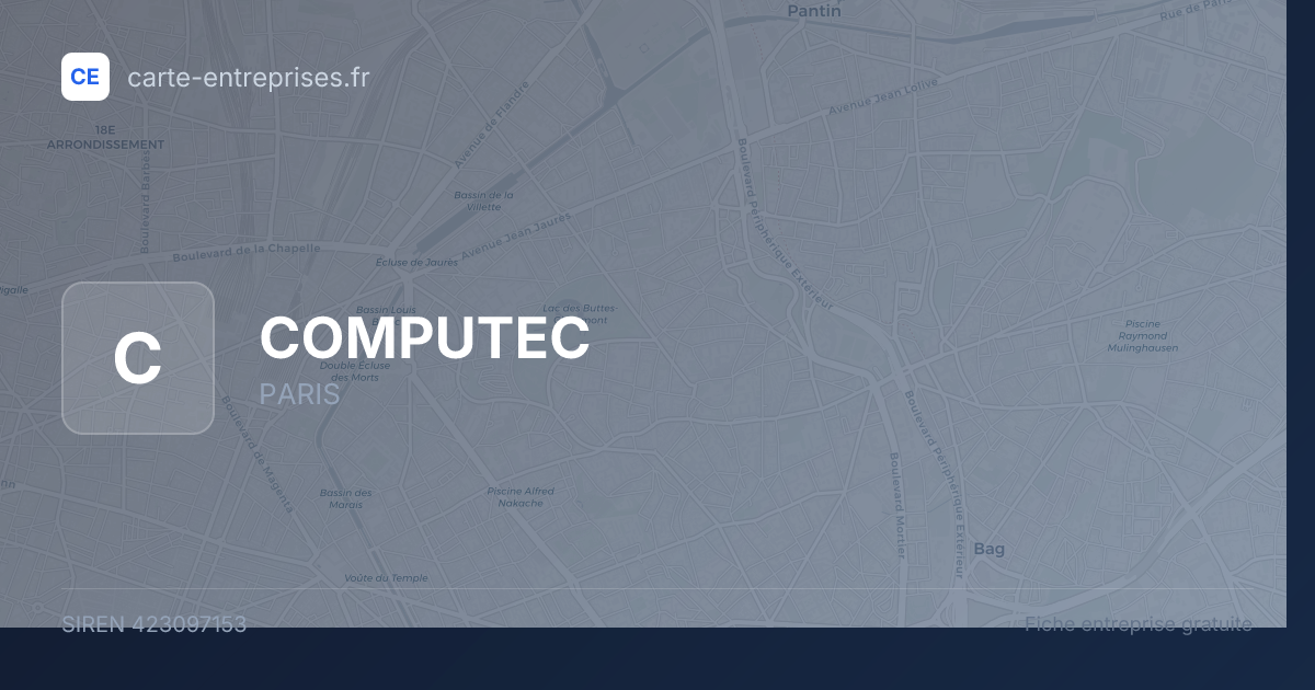 COMPUTEC — 423097153 — fiche entreprise