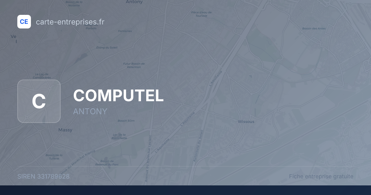 COMPUTEL — 331789628 — fiche entreprise