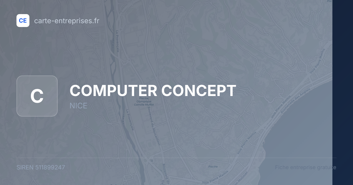 COMPUTER CONCEPT — 511899247 — fiche entreprise