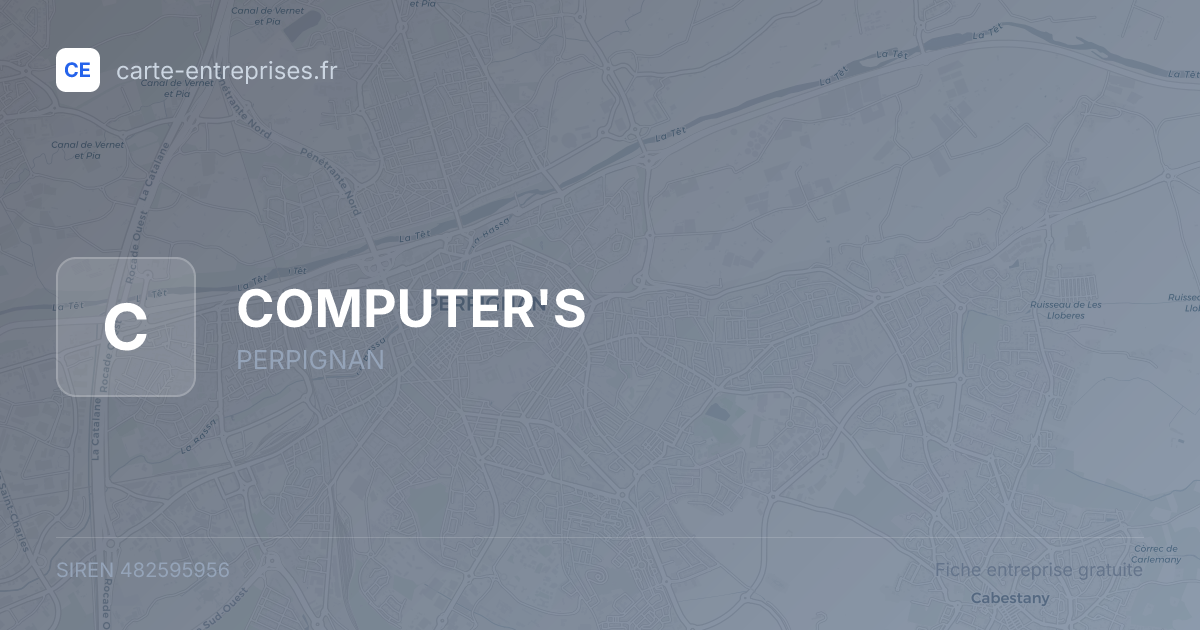 COMPUTER'S — 482595956 — fiche entreprise