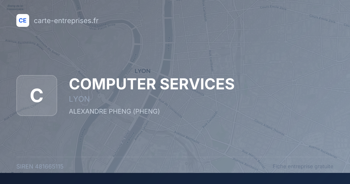 COMPUTER SERVICES — 481665115 — fiche entreprise