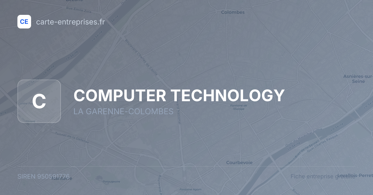 COMPUTER TECHNOLOGY — 950591776 — fiche entreprise