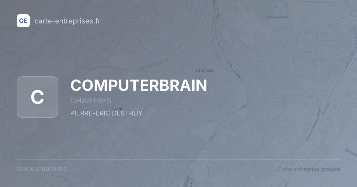 COMPUTERBRAIN — 418935706 — fiche entreprise