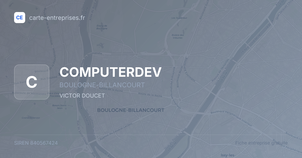 COMPUTERDEV — 840567424 — fiche entreprise