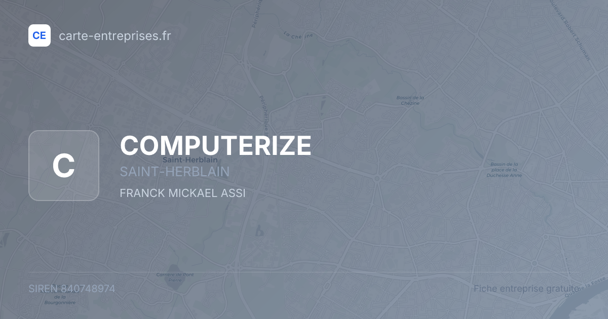 COMPUTERIZE — 840748974 — fiche entreprise
