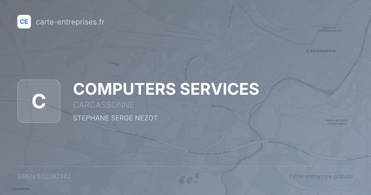 COMPUTERS SERVICES — 502397342 — fiche entreprise