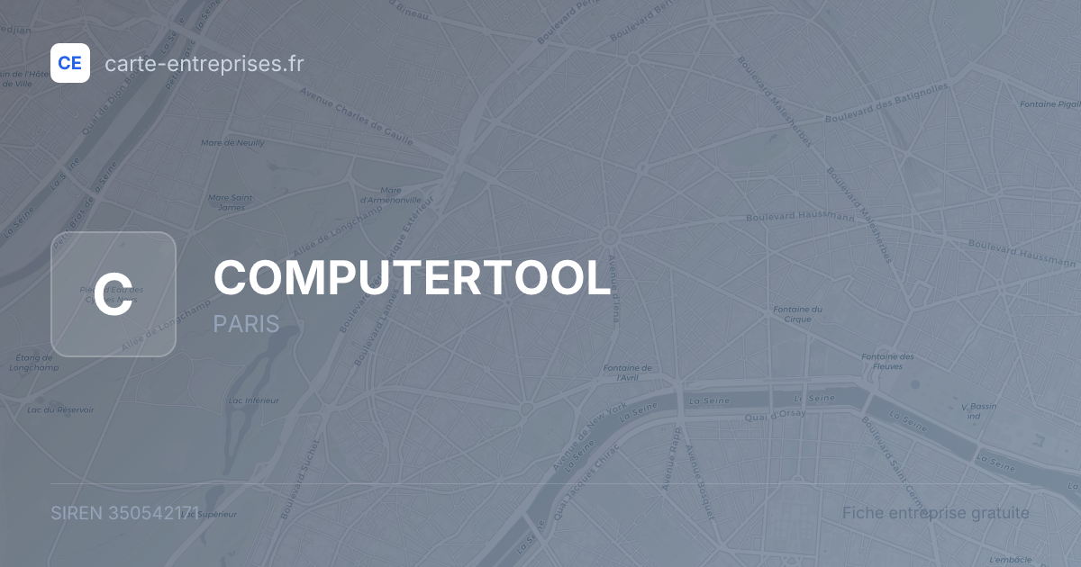 COMPUTERTOOL — 350542171 — fiche entreprise