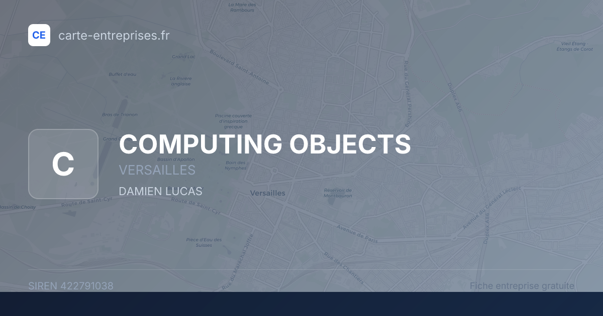 COMPUTING OBJECTS — 422791038 — fiche entreprise