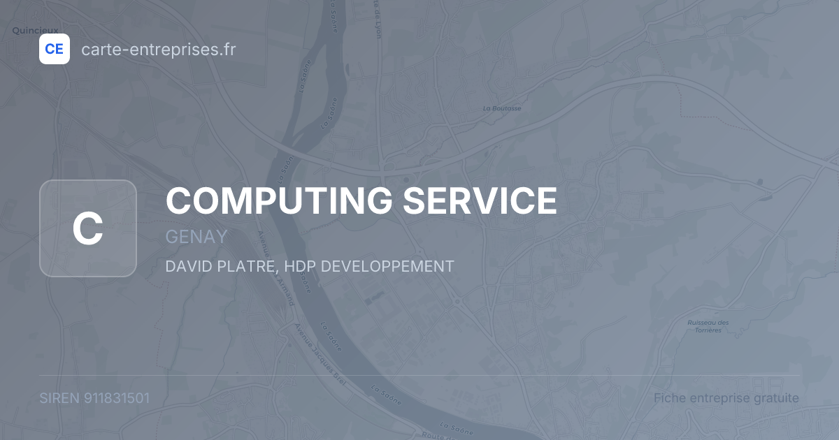 COMPUTING SERVICE — 911831501 — fiche entreprise