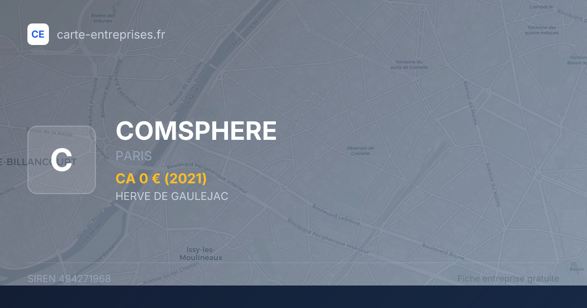 COMSPHERE — 494271968 — fiche entreprise