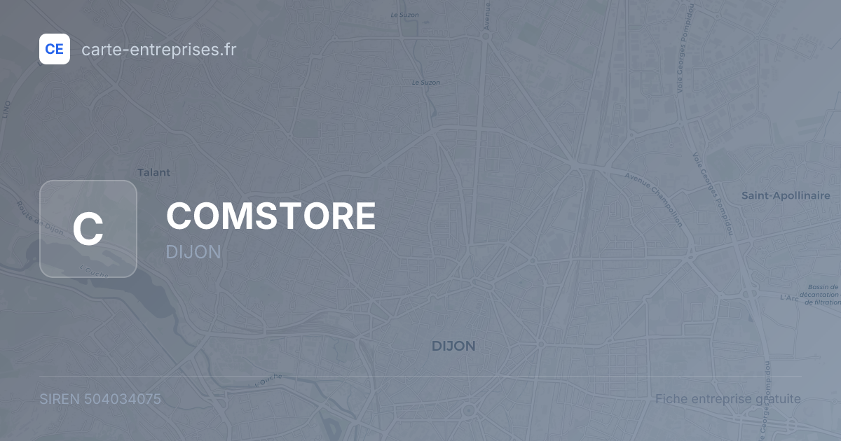 COMSTORE — 504034075 — fiche entreprise