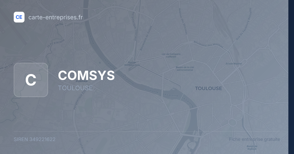 COMSYS — 349221622 — fiche entreprise