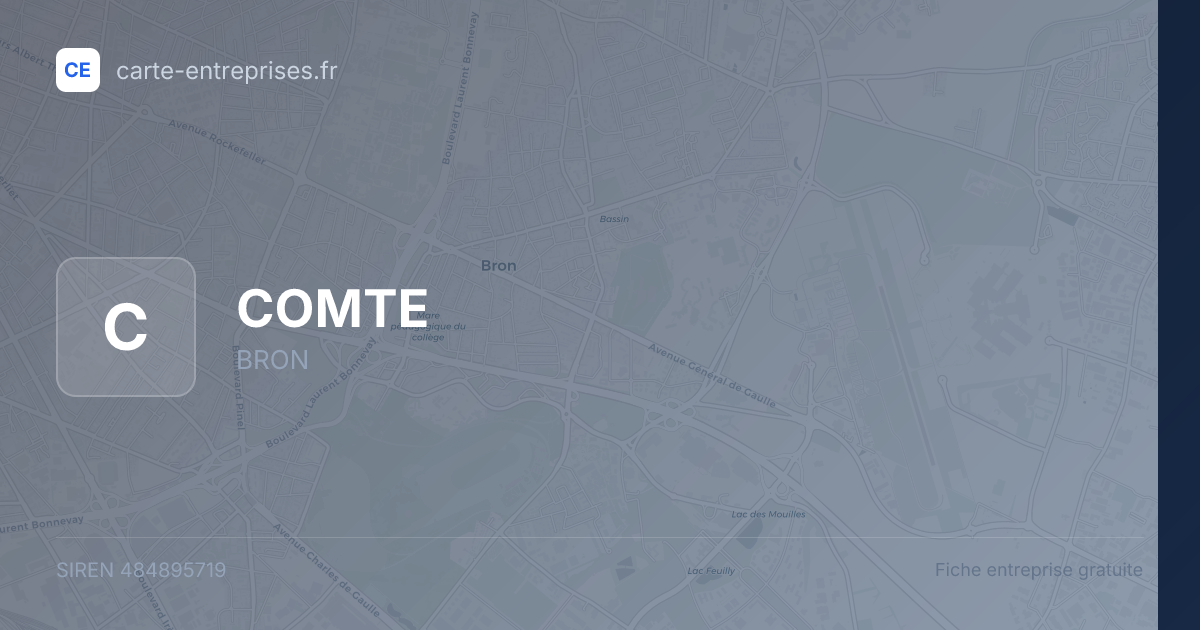 COMTE — 484895719 — fiche entreprise