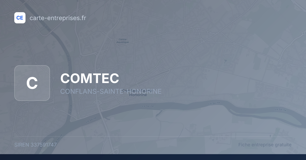COMTEC — 337591747 — fiche entreprise