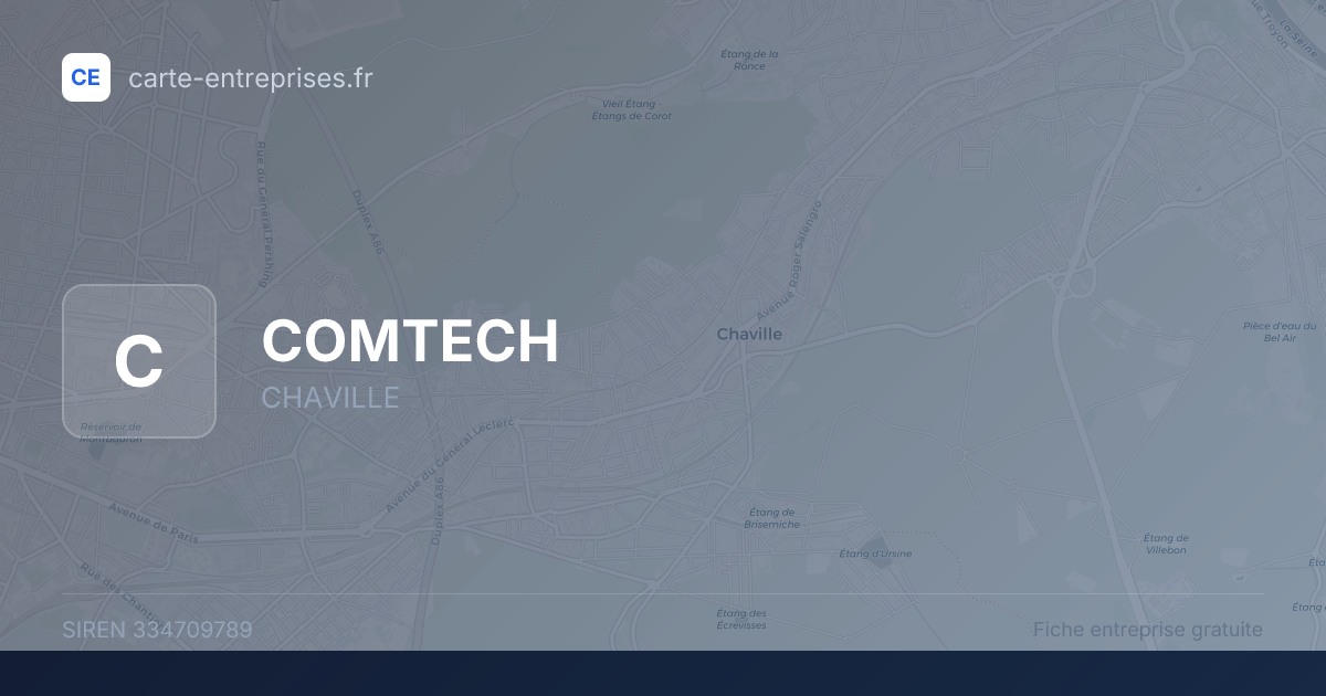 COMTECH — 334709789 — fiche entreprise