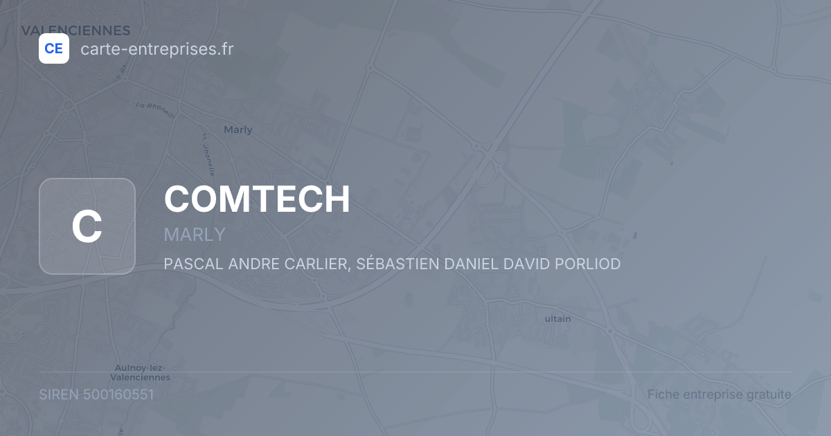 COMTECH — 500160551 — fiche entreprise