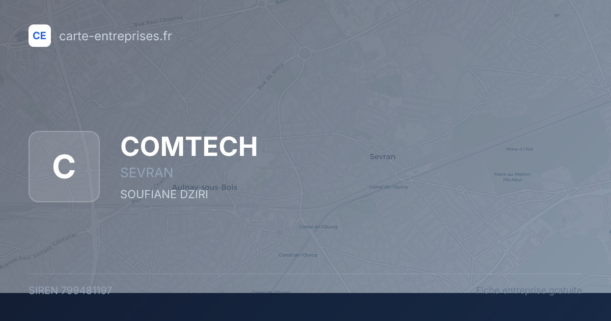 COMTECH — 799481197 — fiche entreprise
