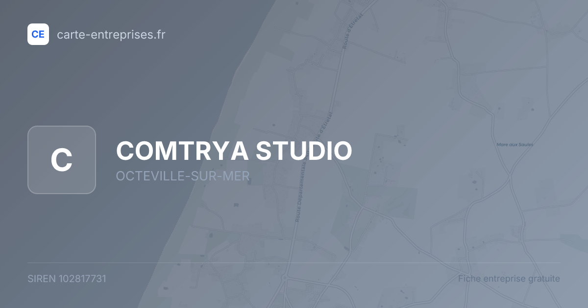 COMTRYA STUDIO — 102817731 — fiche entreprise