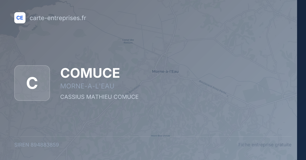 COMUCE — 894883859 — fiche entreprise