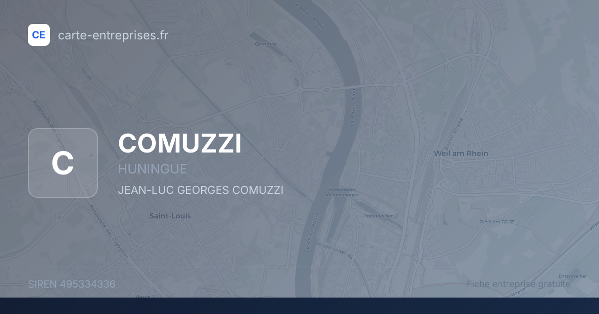 COMUZZI — 495334336 — fiche entreprise
