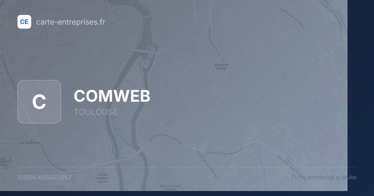 COMWEB — 485003867 — fiche entreprise