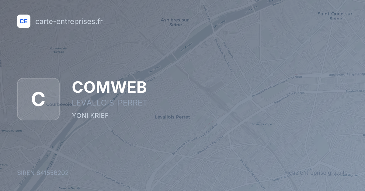 COMWEB — 841556202 — fiche entreprise